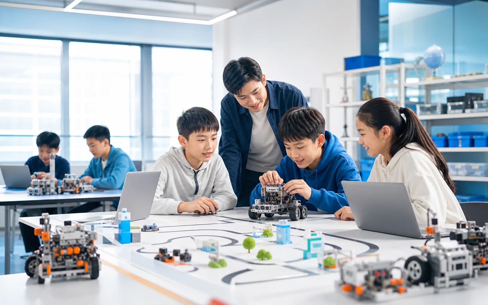 科技特长生测评与机器人编程学习场景